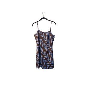 NWT Pretty Garbage Woman’s Leaf Print Mini dress Size Medium